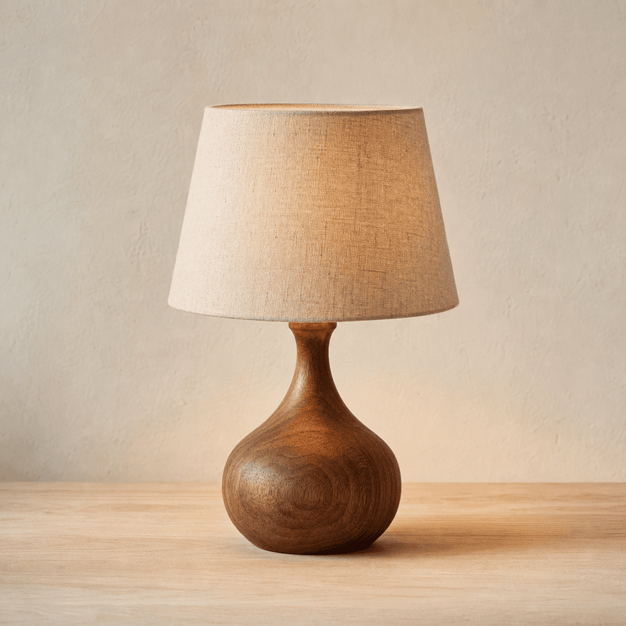 Lampe sculptée